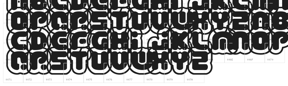 LeftOvers 6 Character Map