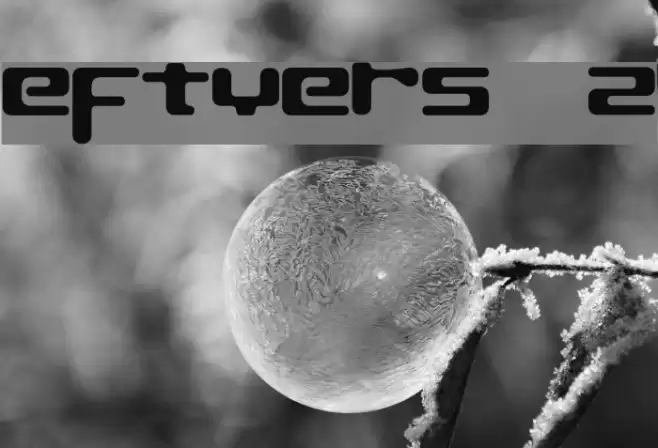 LeftOvers II 2 Font examples