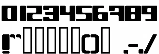 LeftOvers II Font Alte caractere