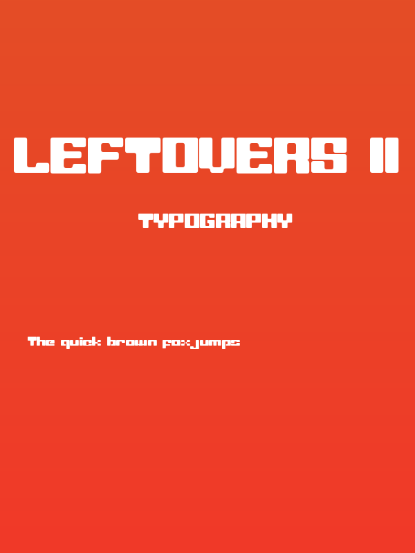 LeftOvers II Poster