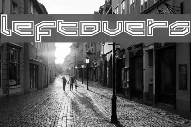 LeftOvers2 Font examples