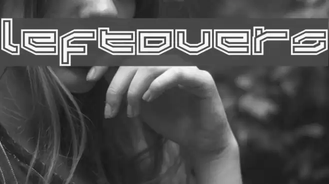 LeftOvers2 Font examples