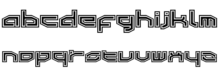 LeftOvers2 Schriftart Kleinbuchstaben