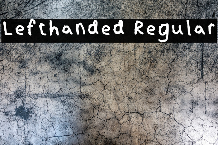 Lefthanded Regular Example 1