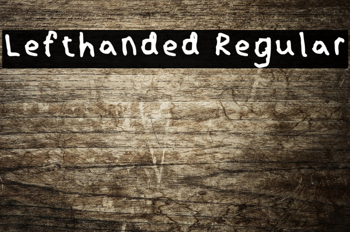 Lefthanded Regular Example 2