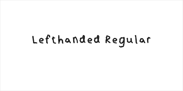 Lefthanded Regular Logo