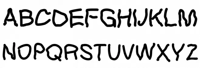 Lefthandkids Fonte MAIÚSCULAS