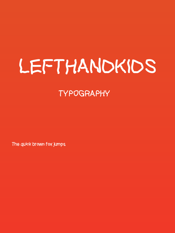 Lefthandkids Poster