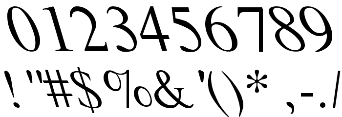 Lefti Font OTHER CHARS