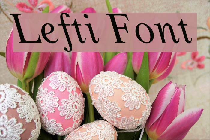 Lefti Font examples