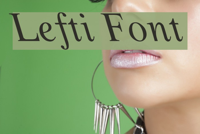 Lefti Font examples