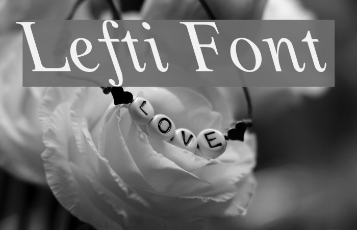 Lefti Font examples