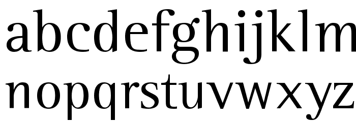 Leftist Mono Serif Font LOWERCASE
