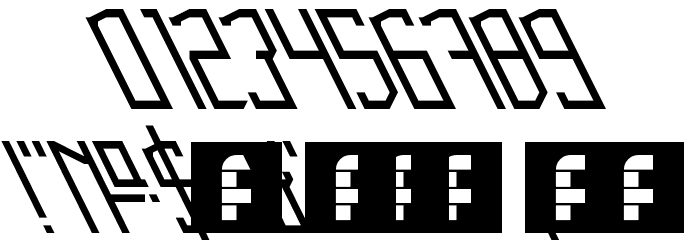 Leftleaning Regular Font OTHER CHARS
