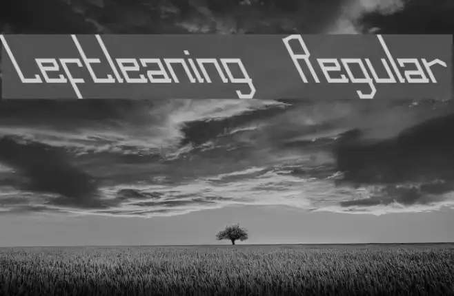 Leftleaning  Regular Example 2