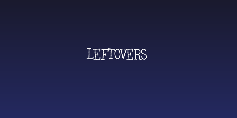 Leftovers Social Header