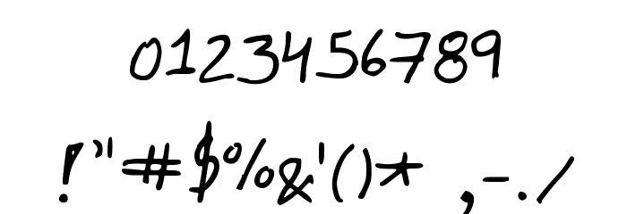 Lefty Dave Font OTHER CHARS