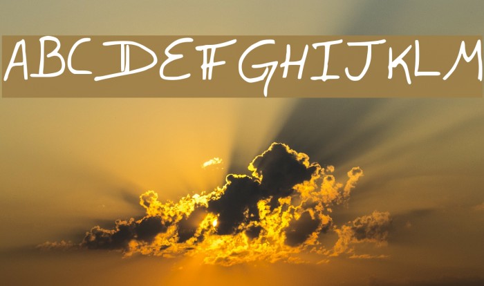 Lefty Dave Font examples