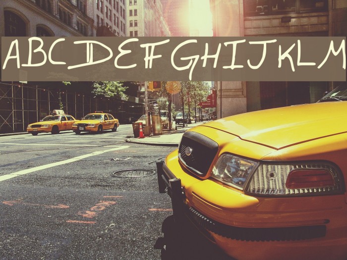 Lefty Dave Font examples