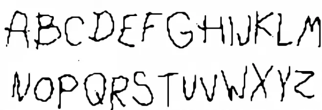 Lefty Monster Font Litere mari