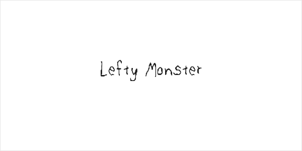 Lefty Monster Logo