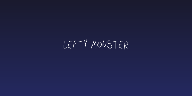 Lefty Monster Social Header