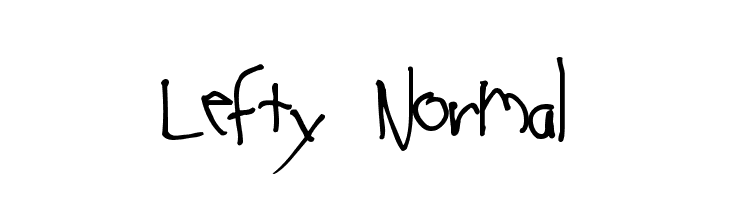 Lefty Normal  免费字体下载