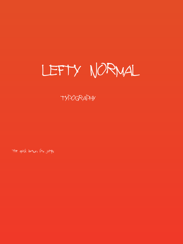 Lefty Normal Poster