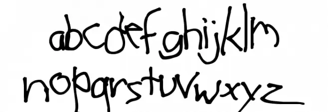 Lefty Normal Font LOWERCASE