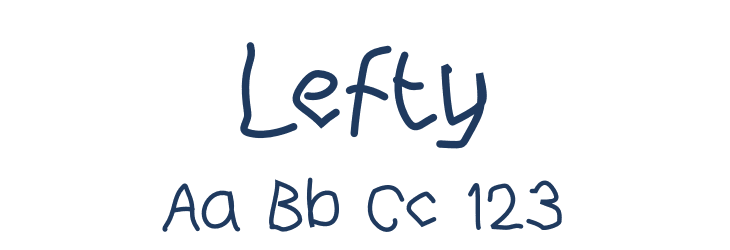 Lefty Font Preview