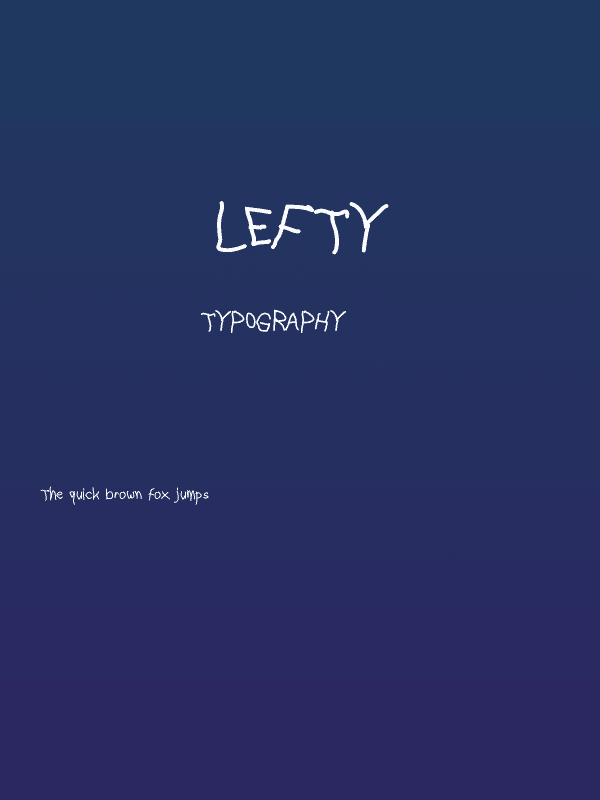 Lefty Poster