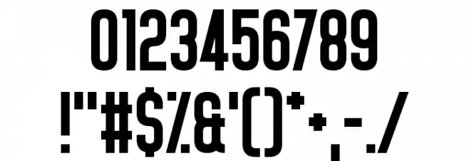 Leg Hug Font OTHER CHARS