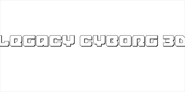 Legacy Cyborg 3D Logo