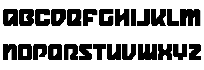 Legacy Cyborg Condensed Font LOWERCASE