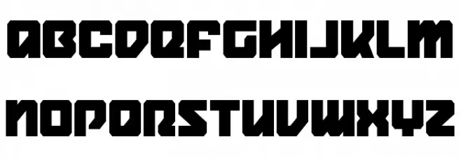 Legacy Cyborg Condensed フォント 小文字