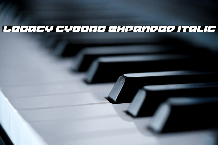 Legacy Cyborg Expanded Italic Example 3