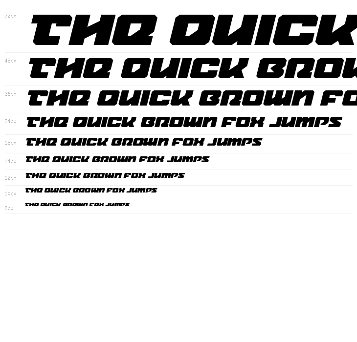 Legacy Cyborg Expanded Italic Waterfall