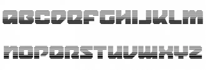 Legacy Cyborg Gradient خط أحرف صغيرة