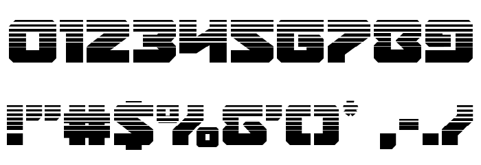 Legacy Cyborg Halftone Font OTHER CHARS