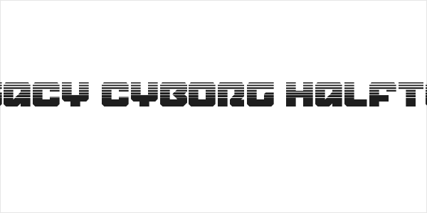 Legacy Cyborg Halftone Logo