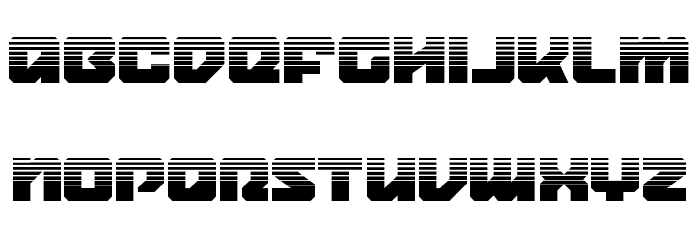 Legacy Cyborg Halftone Font LOWERCASE