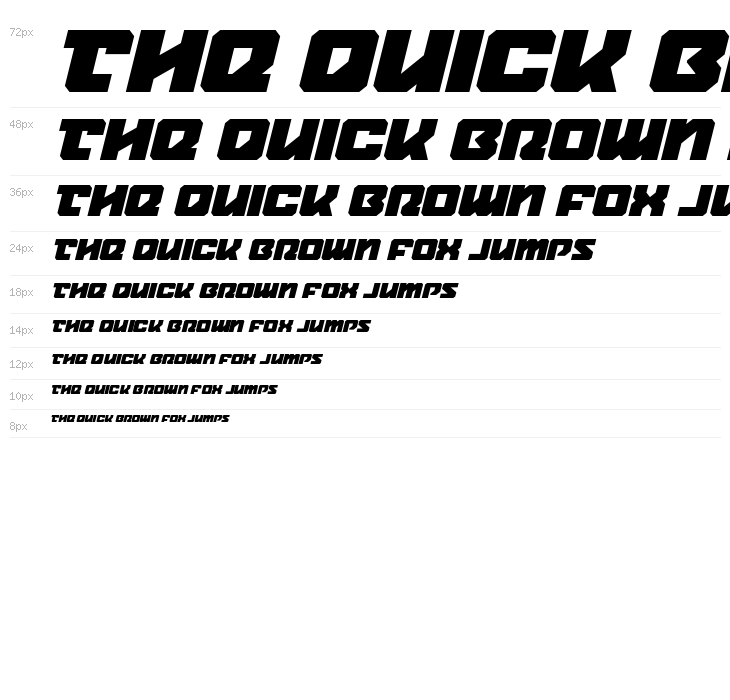 Legacy Cyborg Italic Waterfall