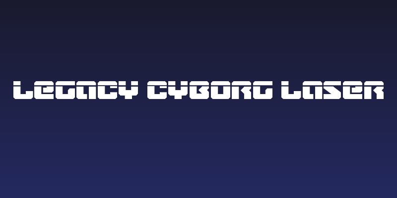 Legacy Cyborg Laser Social Header