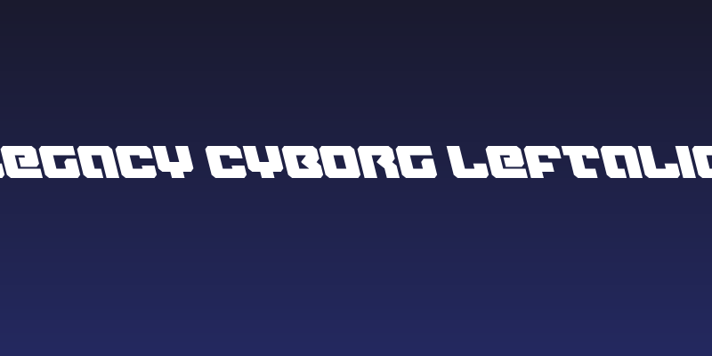 Legacy Cyborg Leftalic Social Header