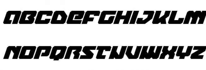 Legacy Cyborg Super-Italic Fuentes MAYÚSCULAS