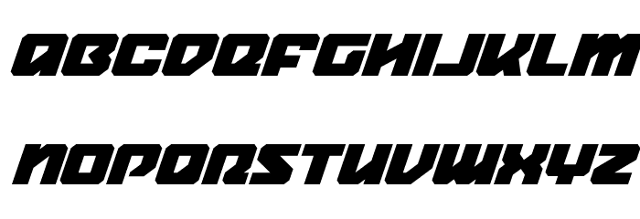 Legacy Cyborg Super-Italic Font LOWERCASE