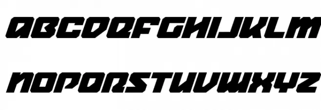 Legacy Cyborg Super-Italic Шрифта строчной