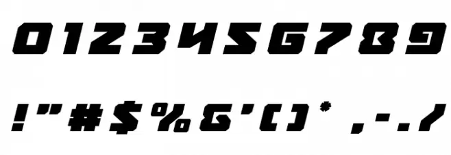 Legacy Cyborg Title Italic Font OTHER CHARS