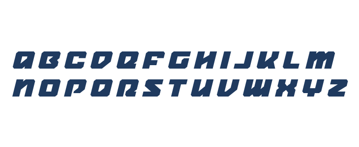 Legacy Cyborg Title Italic Lowercase