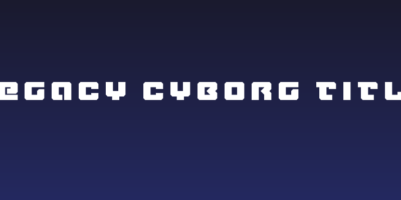 Legacy Cyborg Title Social Header